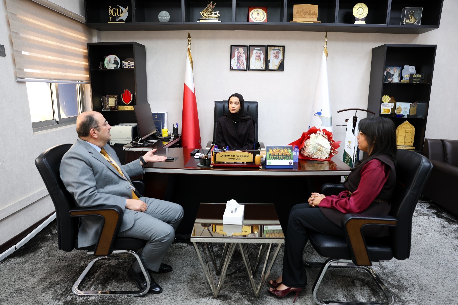 GU Honors Bahraini Women's Day with Inspiring "President for a Day" Leadership Initiative
