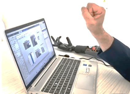 Real-Time Hand Gesture Control System Using Deep Learning and Robotics