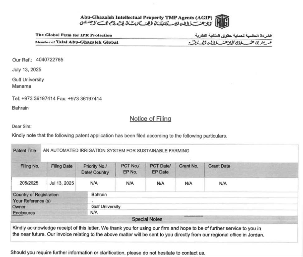 An Automated Irrigation System for Sustainable Farming